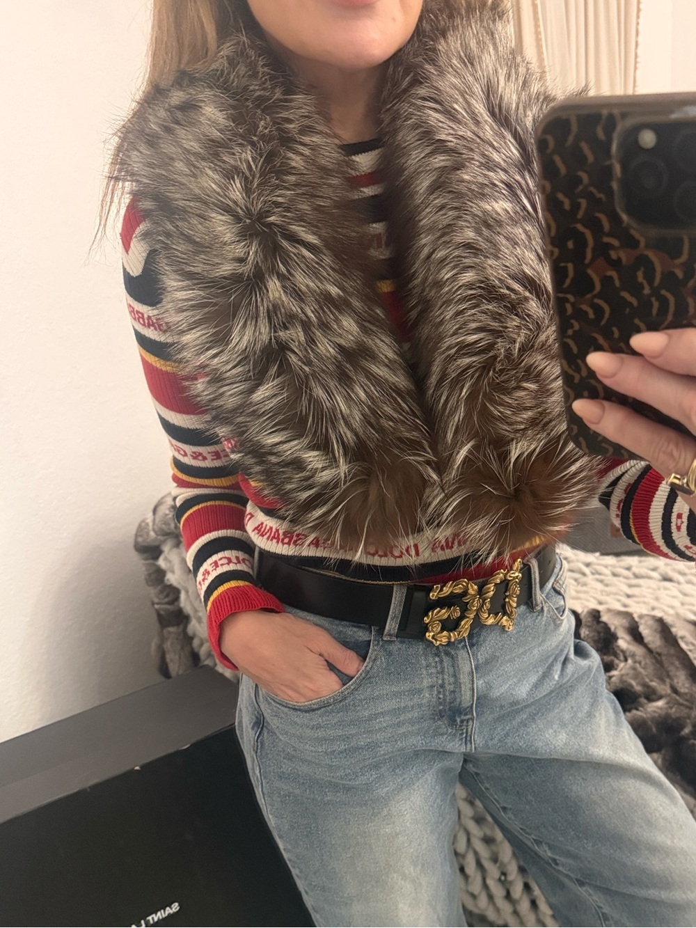 Silver fox fur thick pelts Japanese furrier